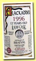 Braeval 12 yo 1996/2009 (57.3%, Blackadder, Raw Cask, sherry butt, cask #4904, 488 bottles)